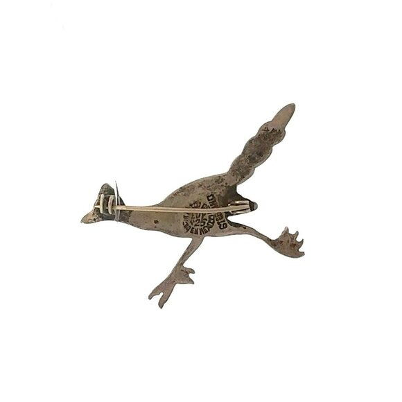 VTG EDP E De Pichardo Taxco Mexico Sterling Silver Roadrunner Bird Brooch Pin! 9 - Picture 2 of 7